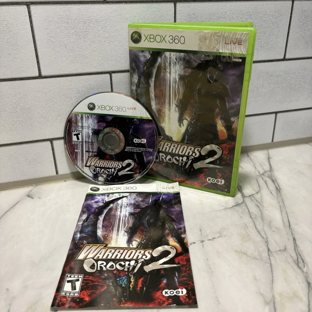 Warriors Orochi 2 Xbox 360 2008 CIB Tested Complete w/ Manual Koei
